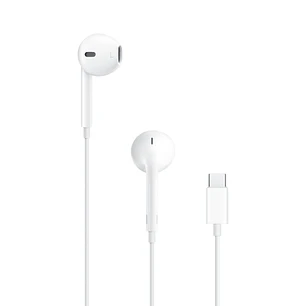 Apple EarPods Auriculares Binaurales USB-C - Microfono Integrado - Control de Volumen - Color Blanco