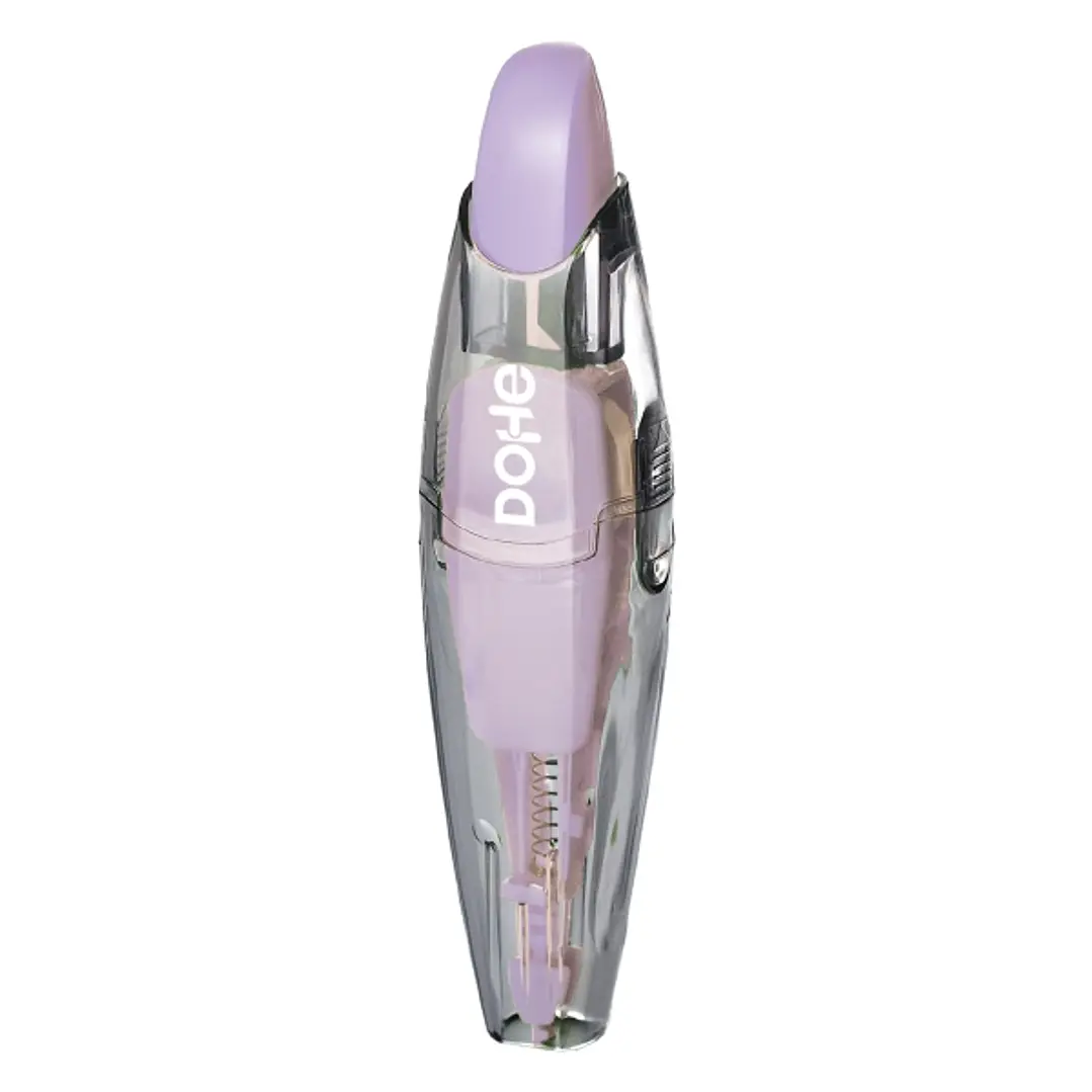 Dohe Serenity Cinta Correctora - 5mm x 6m - Pulsador Retractil - Recargable - Cuerpo Ergonomico - Color Morado 1