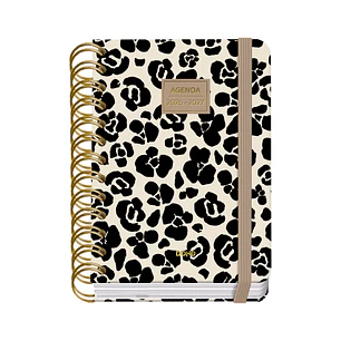 Dohe Premium Wild Agenda Escolar 26/27 - Formato A6 - Dia Pagina - Papel Offset Ahuesado 80g - Cubierta de Carton Plastificado - Espiral Metalica Dobl