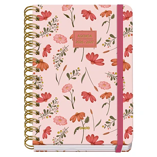 Dohe Premium Belle Agenda Escolar 26/27 - Formato A5 - Semana Vista - Papel Offset Ahuesado 80g - Cubierta de Carton Plastificado - Espiral Metalica D