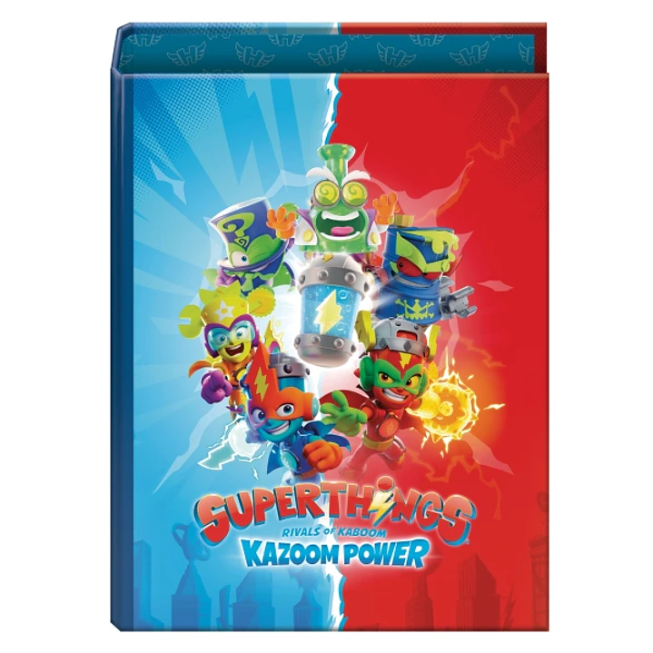 Dohe Superthings Carpeta con 4 Anillas de 40mm - Formato Folio - Guardas Impresas - Cubierta de Carton Plastificado - 26x34x6cm - Multicolor 1