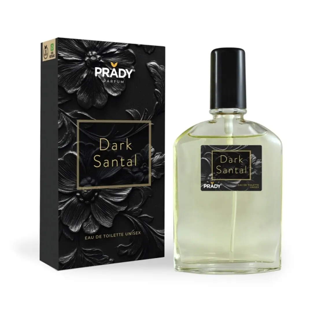 Prady Colonia Unisex Dark Santal - Frasco de 90 ml - Spray Pulverizador 1