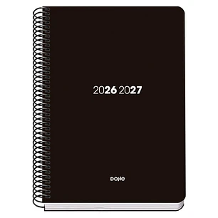 Dohe Basic Element Agenda Escolar 26/27 - Formato A5 - Semana Vista - Papel Offset Ahuesado 70g - Cubierta de Carton Plastificado - Espiral Metalica -