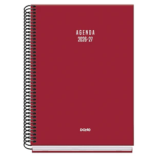 Dohe Basic Colour Vibes Agenda Escolar 26/27 - Formato A5 - Dia Pagina - Papel Offset Ahuesado 70g - Cubierta de Carton Plastificado - Espiral Metalic