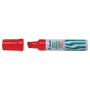Pilot Super Color 6600 Rotulador Permanente Multisuperficie Extragrueso - Punta Biselada Extragruesa de Fibra - Tinta Base Alcohol Libre de Xileno - C