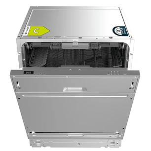 Cecotec Bolero Aguazero 6502 Full-BI C Lavavajillas de 60cm - 15 Cubiertos - 6 Programas - Bandeja para Cubiertos - Inicio Diferido - Sistema Antifuga