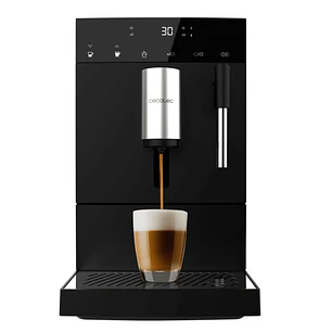 Cecotec Cremmaet Compact Steam Cafetera Superautomatica - 19bar - Deposito de 1.1L - Molinillo Conico - Pantalla Tactil - Termoblock - Limpieza Automa