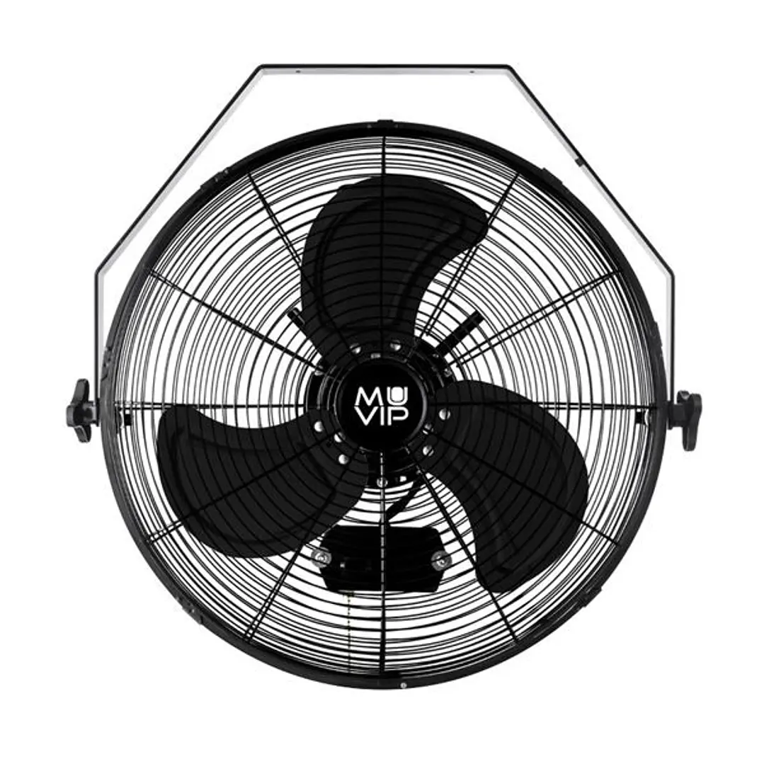 Muvip Ventilador Industrial de Pared Exterior - 140W - 3 Velocidades - Resistente a Agua y Polvo - Ajuste de Inclinacion - Color Negro 1
