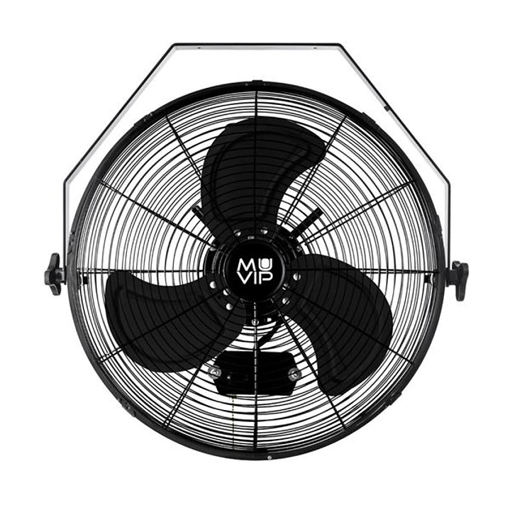 Muvip Ventilador Industrial de Pared Exterior - 140W - 3 Velocidades - Resistente a Agua y Polvo - Ajuste de Inclinacion - Color Negro 1