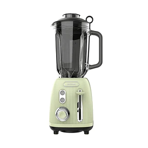 Cecotec Power Black Titanium RetroGreen Batidora de Vaso - 1200W - Jarra de 1.5L - Funcion Pulse - 4 Hojas Recubiertas de Titanio - Velocidad Ajustabl