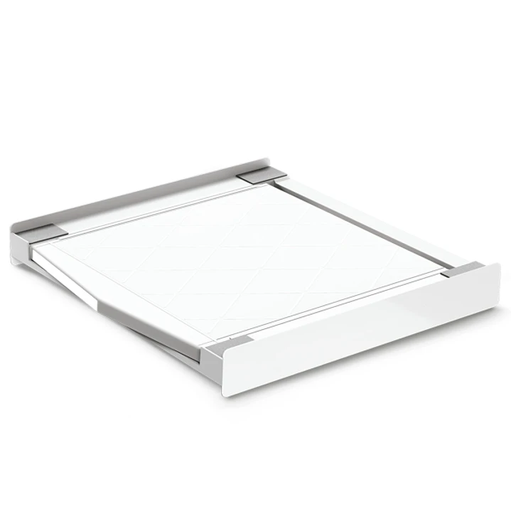 Cecotec Set de Superposicion para Lavadora Universal - Bandeja Extraible - Cinchas de Sujeccion - Almohadillas Antivibracion - 61.5x58.5x8.3cm - Color 1