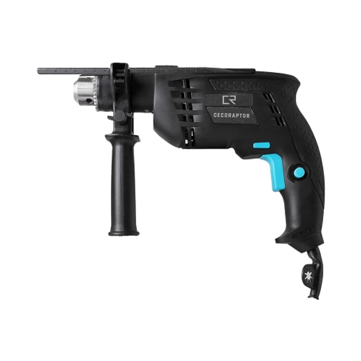 Cecotec Cecoraptor Impact Drill Taladro Percutor - 850W - 4800rpm - 46000ipm - Mango Auxiliar - Regla de Profundidad - Interruptor de Bloqueo - Portab 1