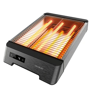 Cecotec NiceSlice Touch Tostadora Horizontal - 1000W - 3 Resistencias de Cuarzo - Pantalla Tactil - 6 Niveles de Tostado - Bandeja Recogemigas - Indic
