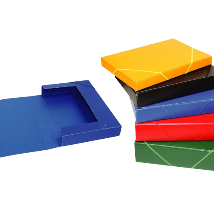 Mariola Carpeta para Proyectos - Medidas 340x235x150mm - Fabricada en Carton Compacto Gofrado - Cierre con Gomas - Color Negro 1