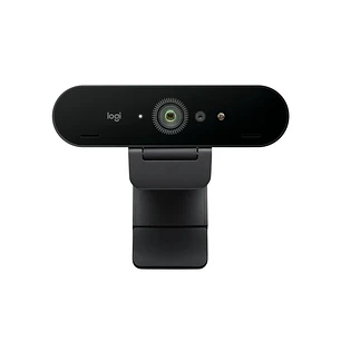 Logitech Brio 4K Webcam - Zom Digital 5X - Enfoque Automatico - Doble Microfono integrado - Negro
