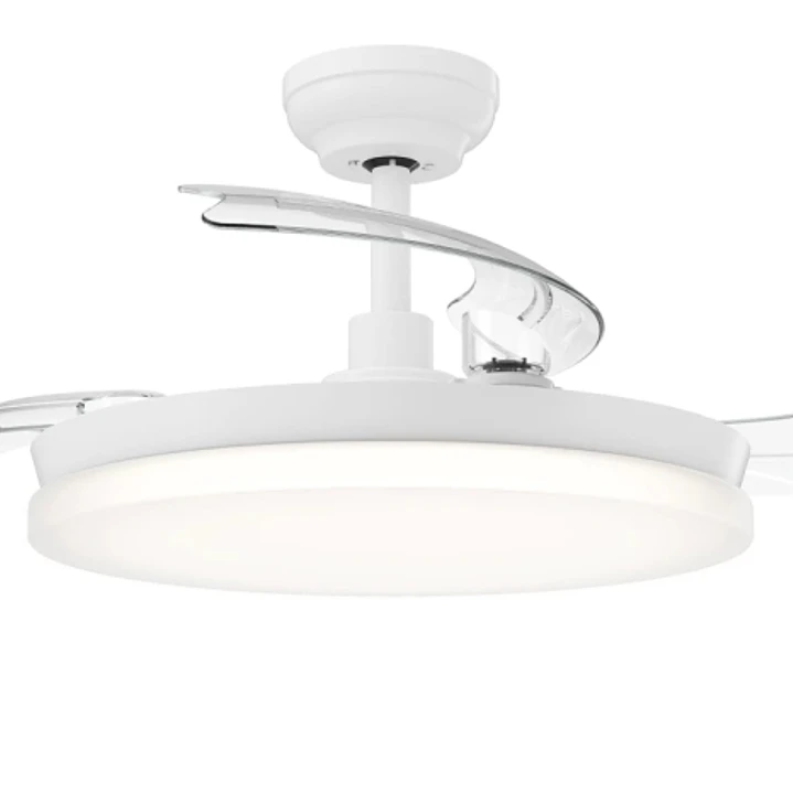 Philips Tynl Retractable Fan Ceiling Ventilador de Techo con Luz LED Hasta 5500K - Aspas Retractiles - 35W Ventilador + 28W Luz - Mando a Distancia -  1