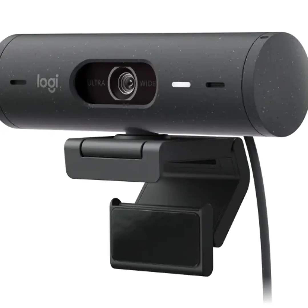 Logitech Brio 505 Webcam - 1080P - Zom Digital 4X - Enfoque Automatico - Microfono Estero - Negro 1