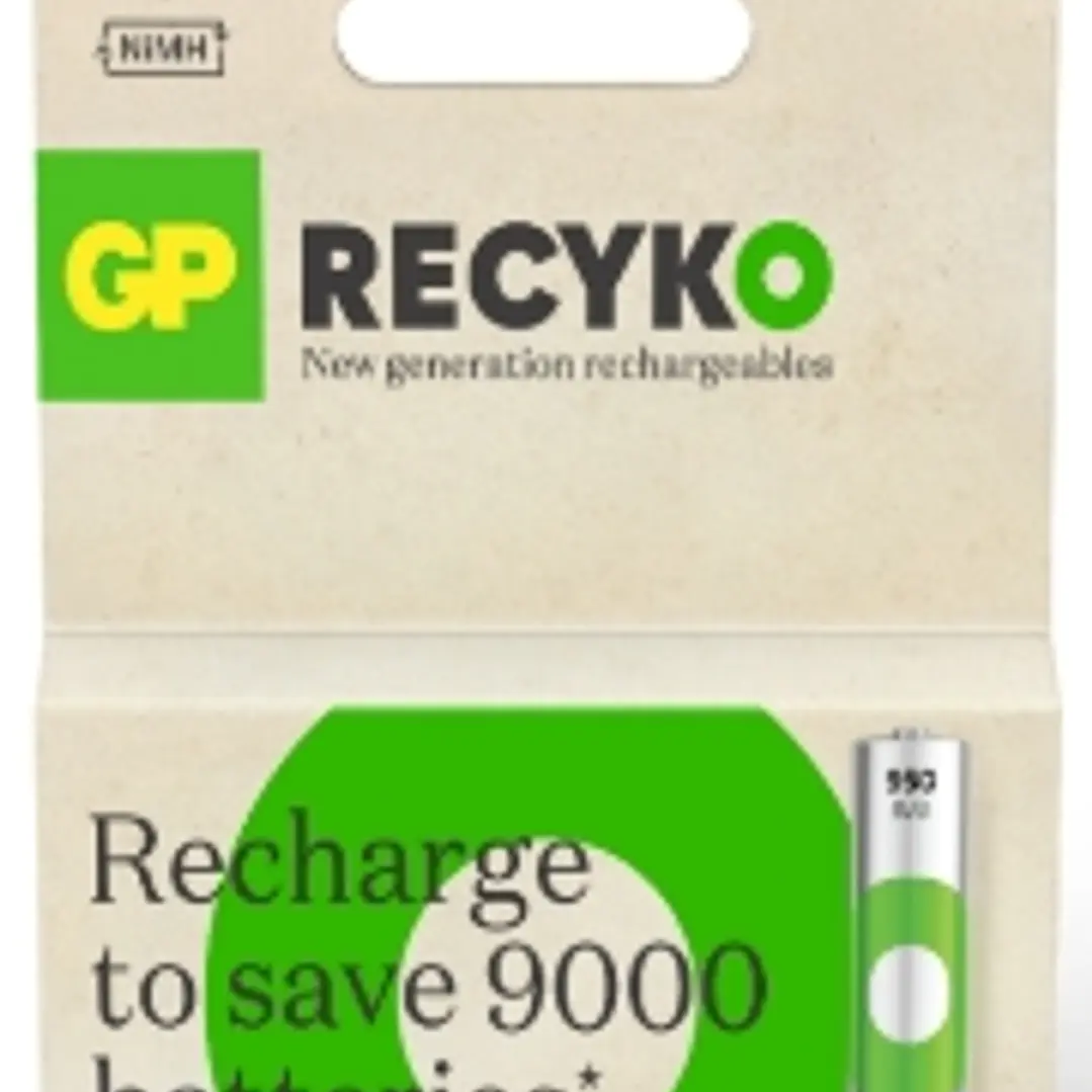 GP ReCyko Pack de 4 Pilas Recargables 950mAh AAA 1.2V - Precargadas - Ciclo de Vida: Hasta 1.000 Veces 1