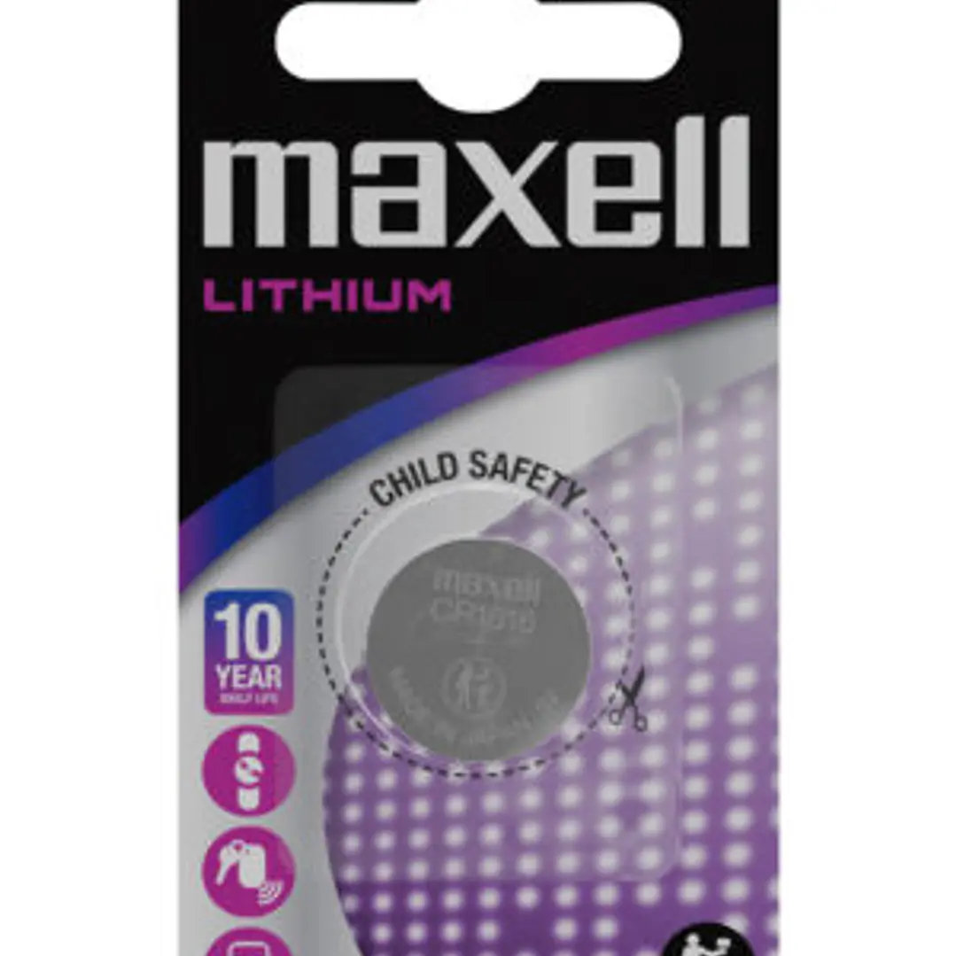Maxell Pack de 1 Pila Litio de Boton CR1616 3V 1