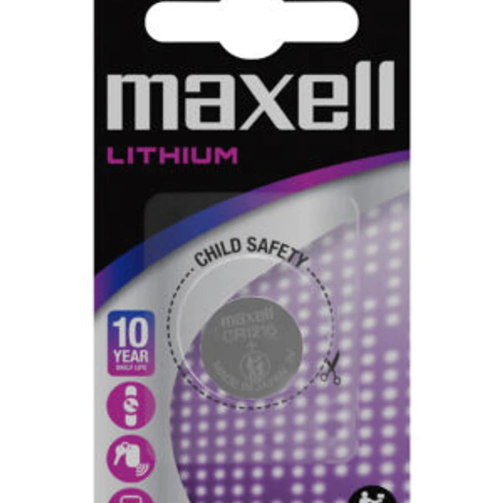 Maxell Pack de 1 Pila Litio de Boton CR1216 3V 1