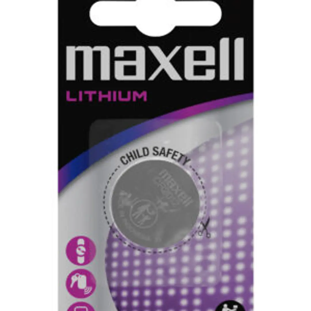 Maxell Pack de 1 Pila Litio de Boton CR2012 3V 1