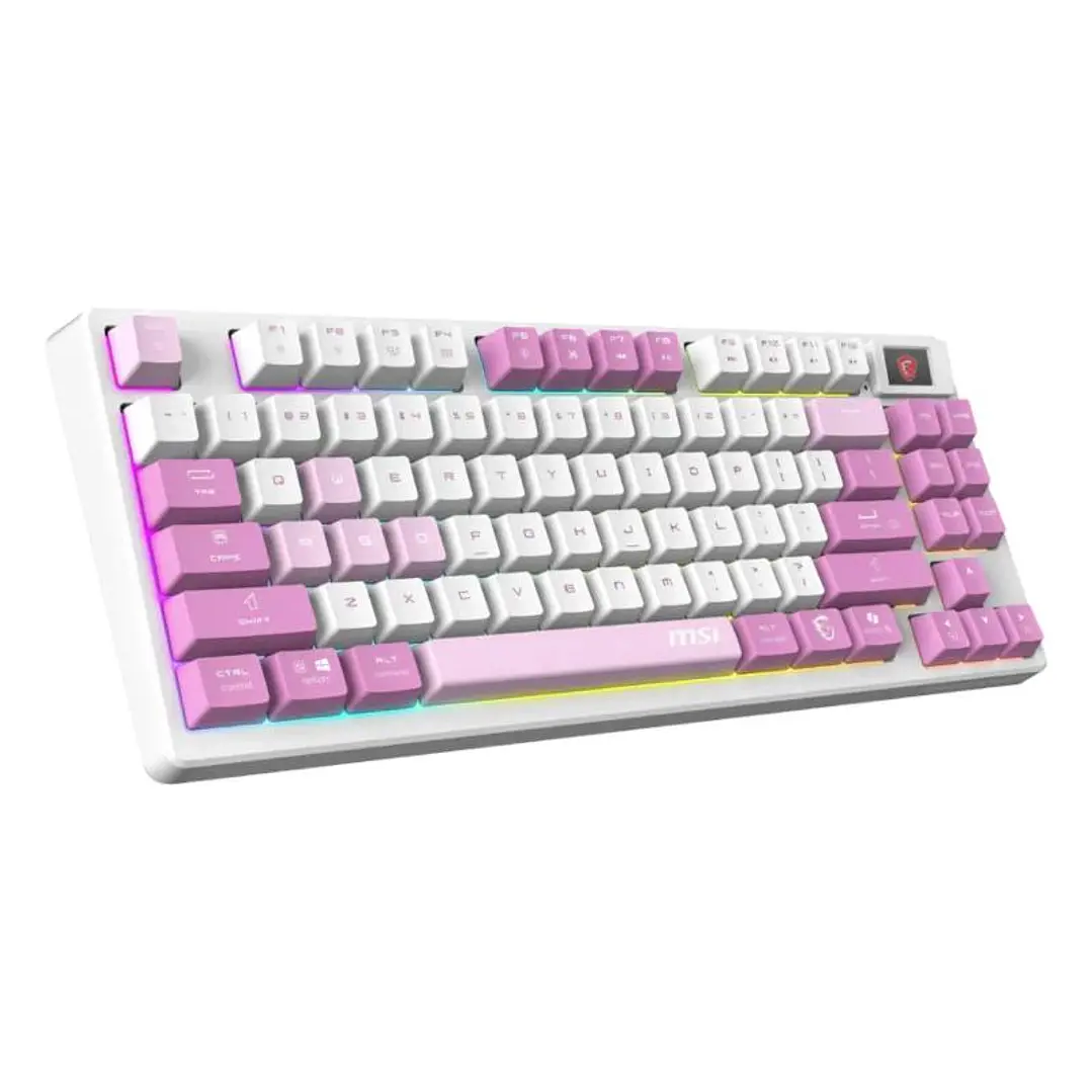 Msi Teclado FORGE GK600 TKL W VIOLET ES BT 2