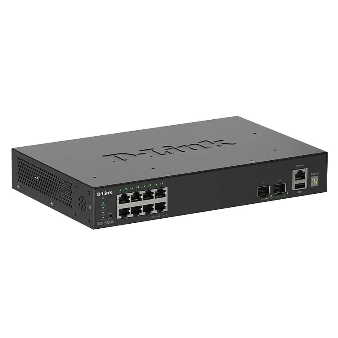 D-Link DGS-1530-10/E Switch 8xGb 2x10G SFP+ 2