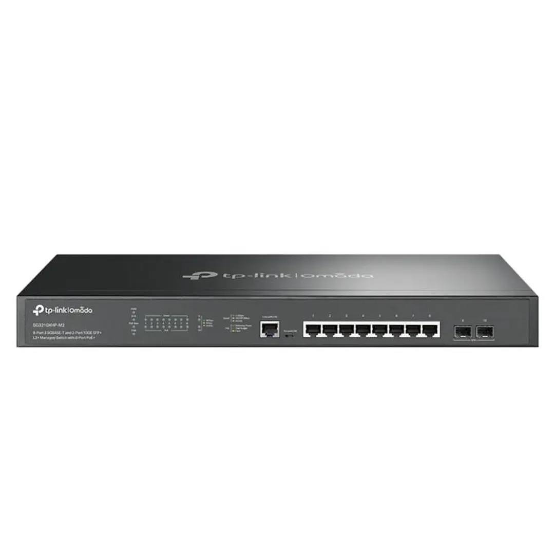 TP-Link SG3210XHP-M2 Switch L2+ 8xPoE+ 2xSFP+ 1