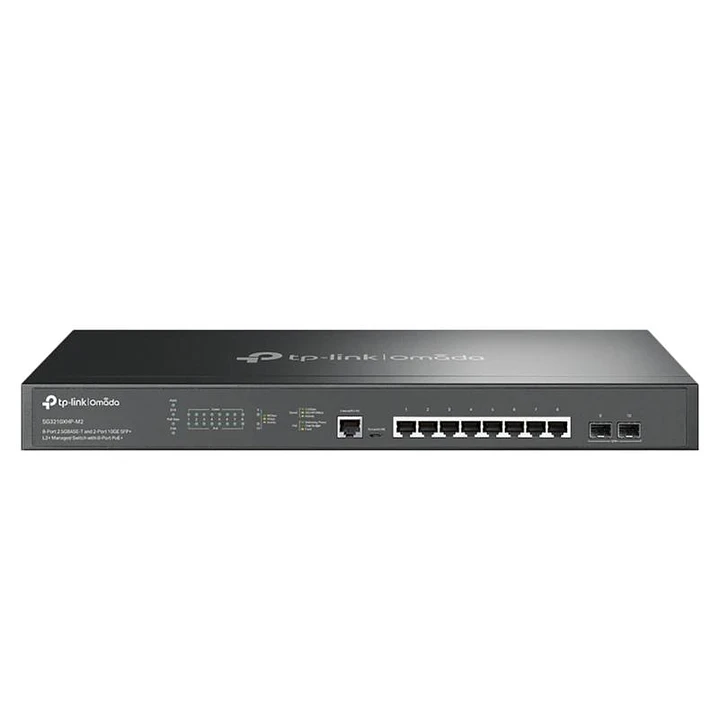 TP-Link SG3210XHP-M2 Switch L2+ 8xPoE+ 2xSFP+ 1