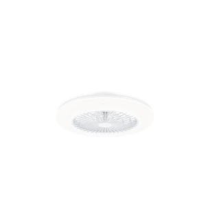 Philips Amigo Flat Fan Ceiling IR RD Ventilador de Techo con Luz LED Hasta 6500K - Aspas Integradas - 25W Ventilador + 60W Luz  - Sparkle - Mando a Di
