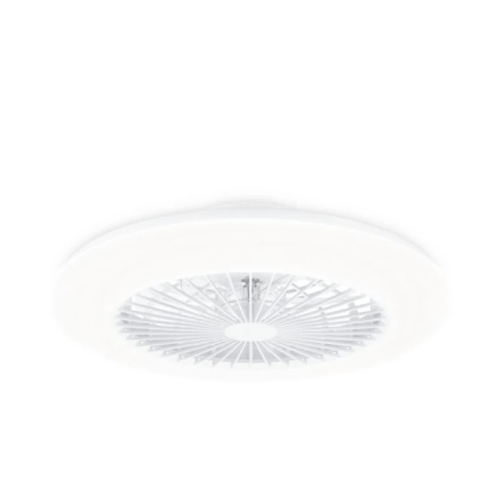Philips Amigo Flat Fan Ceiling IR RD Ventilador de Techo con Luz LED Hasta 6500K - Aspas Integradas - 25W Ventilador + 60W Luz  - Sparkle - Mando a Di 1