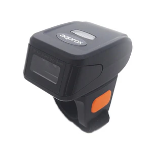 Approx Anillo Lector de Codigos de Barras 1D Inalambrico - Indicador LED, Timbre y Vibracion - Modo Inventario - Velocidad 100 veces por Segundo - Col