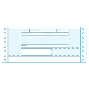 Fabrisa Caja de Recibos Negociables 240x4