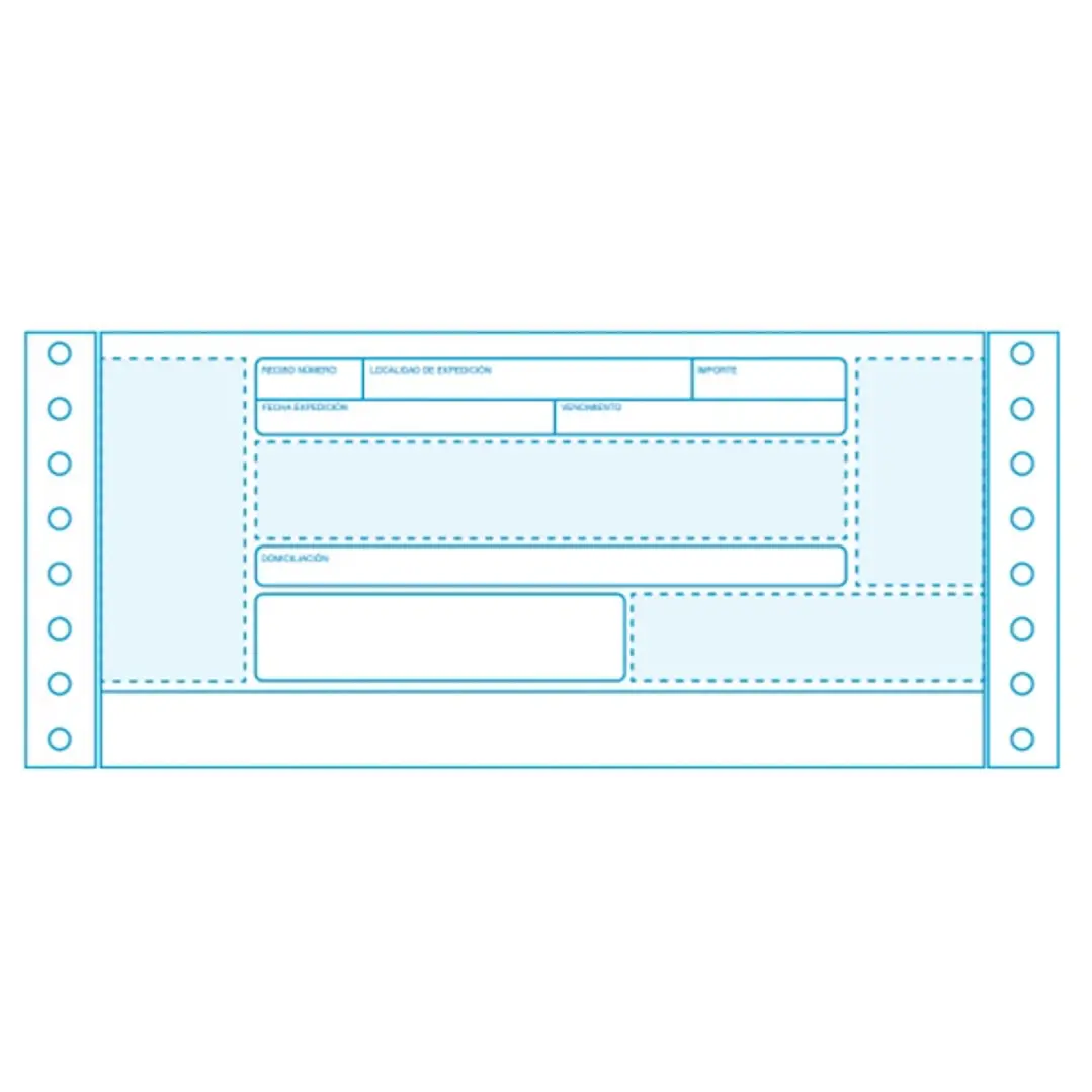 Fabrisa Caja de Recibos Negociables 240x4