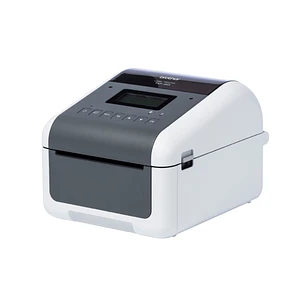 Brother TD-4455DNWB Impresora Termica de Etiquetas WiFi, Bluetooth, Ethernet, USB - Resolucion 203ppp - Velocidad 203mms - Color Blanco/Gris