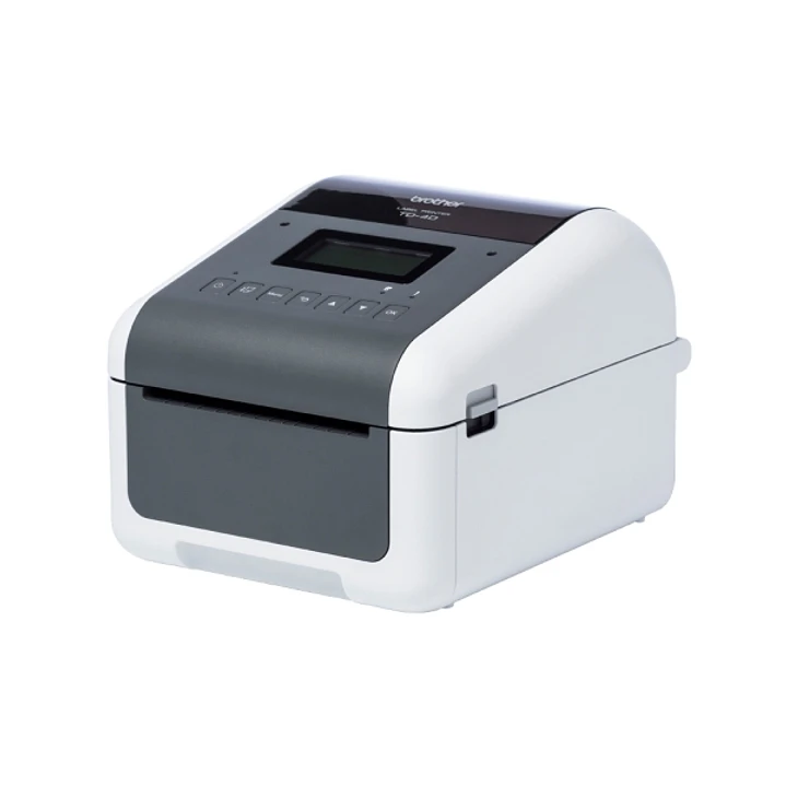 Brother TD-4455DNWB Impresora Termica de Etiquetas WiFi, Bluetooth, Ethernet, USB - Resolucion 203ppp - Velocidad 203mms - Color Blanco/Gris 1