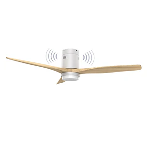 Energy Sistem SoundAir Speaker Ventilador de Techo con Luz - Motor DC - Altavoz 5W - Modo Sleep y Modo Breeze - Luz LED 1800lm con 3 Tonos de Temperat