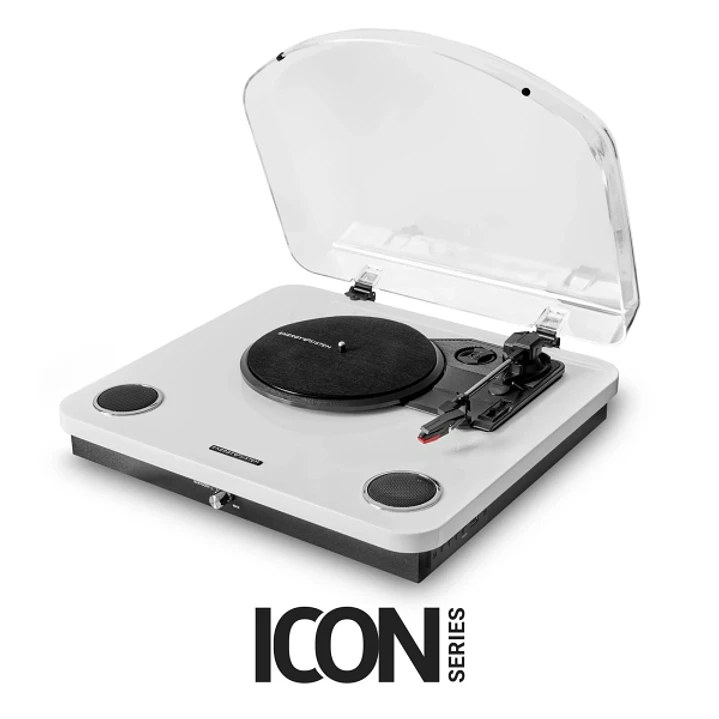 Energy Sistem WhiteSpin Tocadiscos - Altavoces 10W - Funcion Auto-Stop - Conexion RCA, Bluetooth y USB - Color Blanco 1