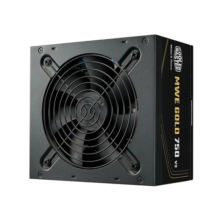 Cooler Master MWE V3 Fuente de Alimentacion 80+ Gold 750W - ATX 3.1 - 12V-2X6 - PFC Activo - No Modular 1