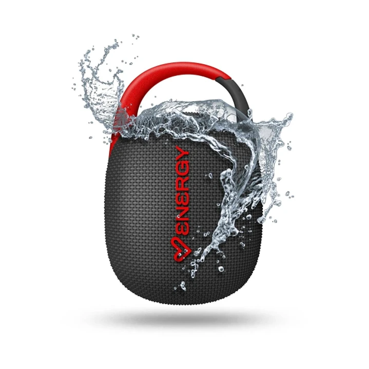 Energy Sistem EnergyClip Altavoz 9W - Radio FM - Bluetooth 5.4 - True Wireless - IPX7 - USB y MicroSD - Color Negro 1