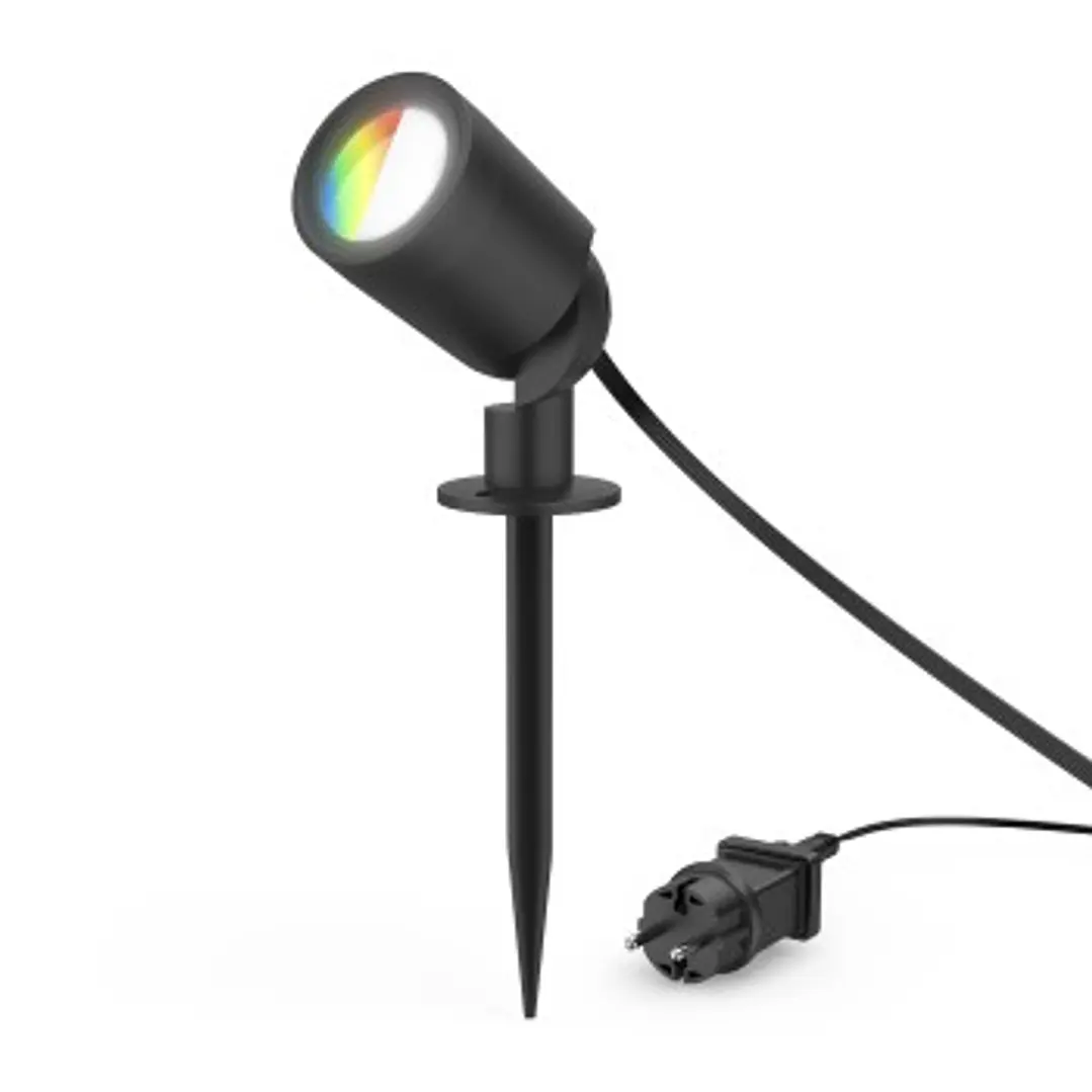 Hama Foco de Jardin Inteligente - Piqueta de Tierra - Impermeable - WiFi - IP44 1