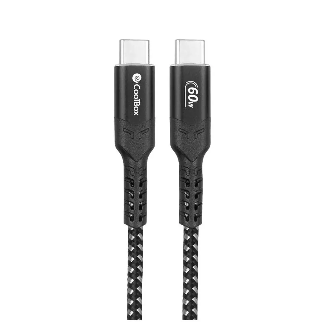 Coolbox     Cable    USB-C>USB-C   60W    Carga 2