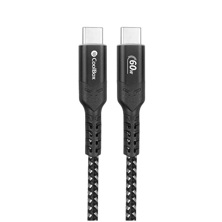 Coolbox     Cable    USB-C>USB-C   60W    Carga 2