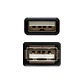 Nanocable Cable USB 2.0 Tipo-A M/H P Negro 1m - Miniatura 3