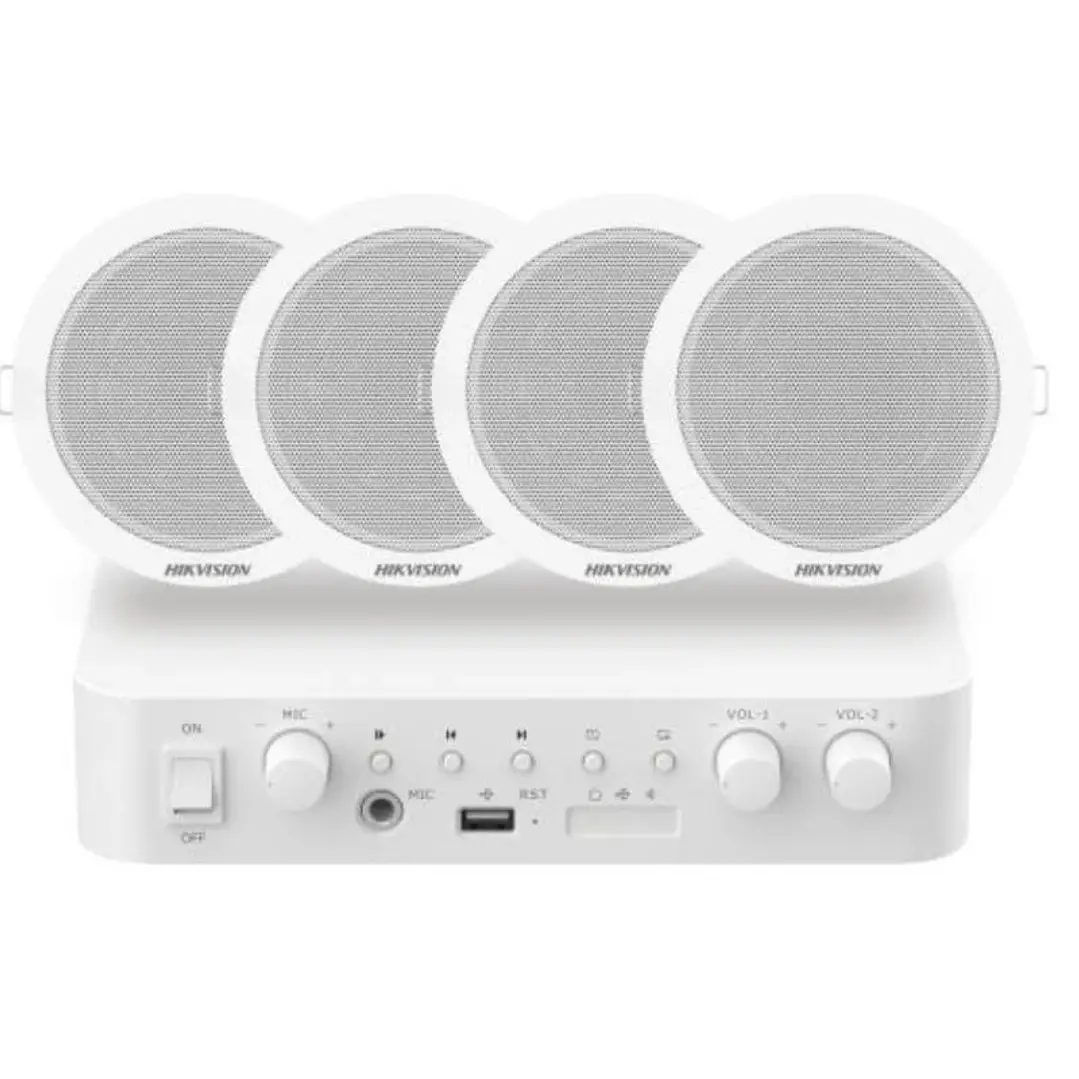 Hikvision DS-QAE0KA60206-4 Kit 1xAmpl 4xAlta Techo 1