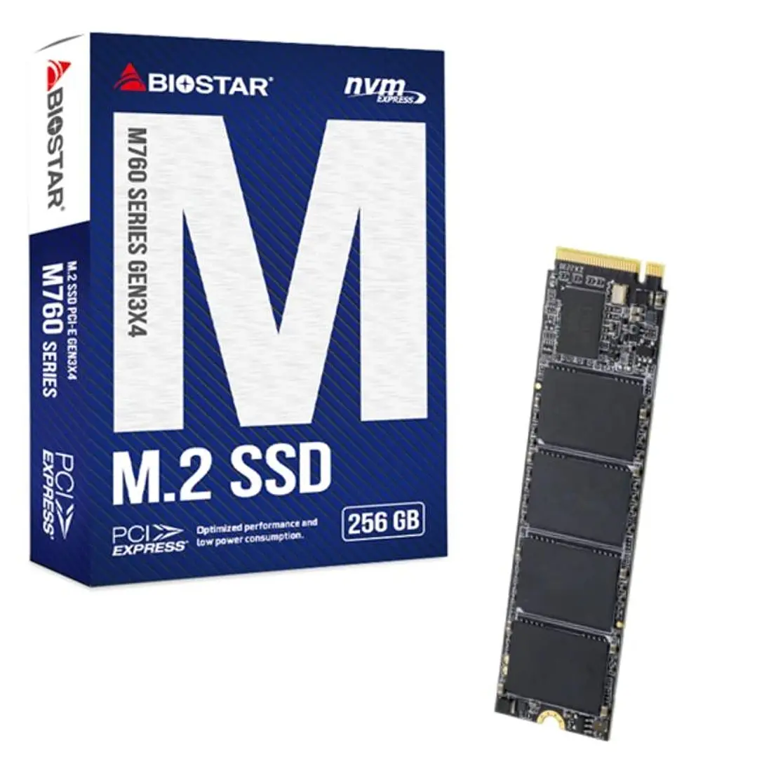 Biostar SSD M760 256Gb Pcie Gen3x4 NVMe 1.3 1