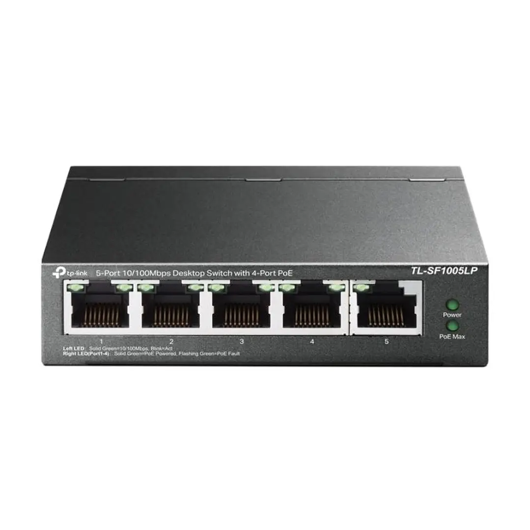 TP-Link TL-SF1005LP Switch 5x10/100 4xPoE 41W 1