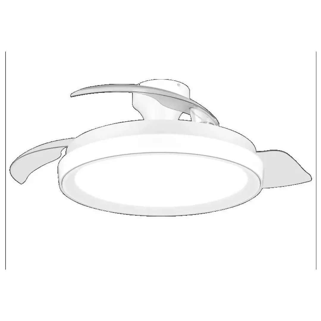 PHILIPS Ventilador techo Luz Bilss 106cm 28+35W Bl 1