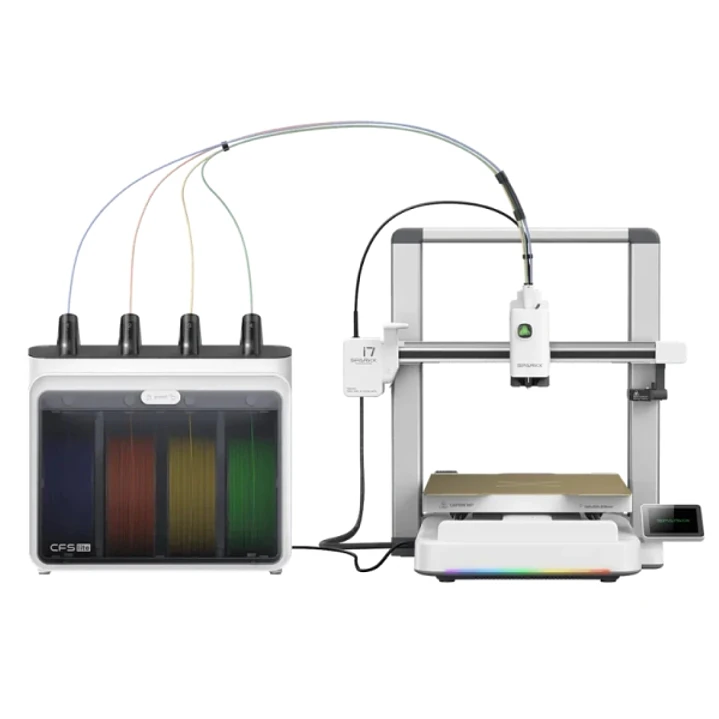 Creality Sparkx i7 Combo Impresora 3D Abierta + Unidad CFS - Volumen 26x26x25.5cm - Camara HD de 720px - Sistema Multicolor CFS Lite - Cuerpo Metalico 1
