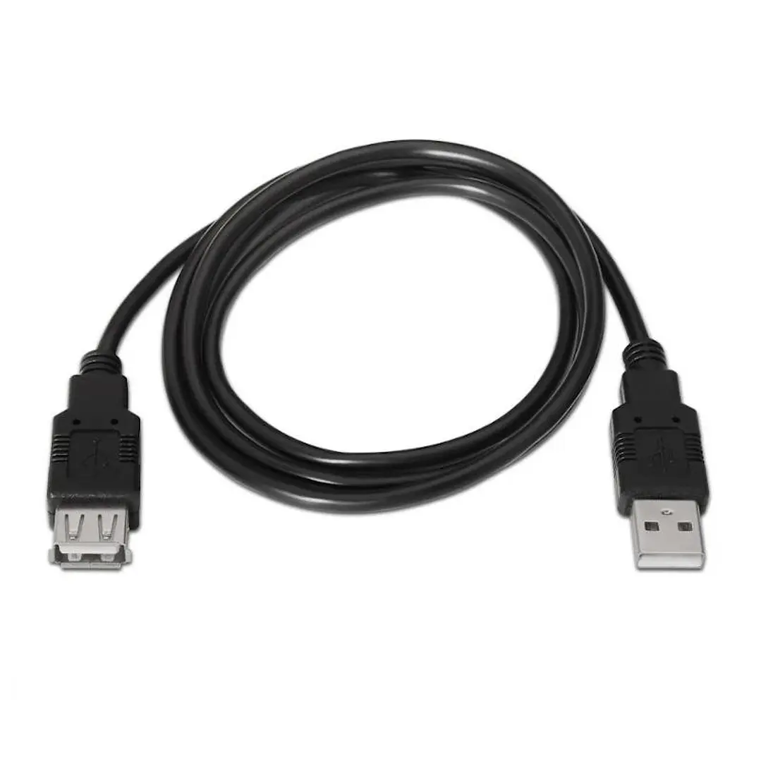 Aisens Cable USB 2.0 tipo A/M-A/H negro 3.0m 1